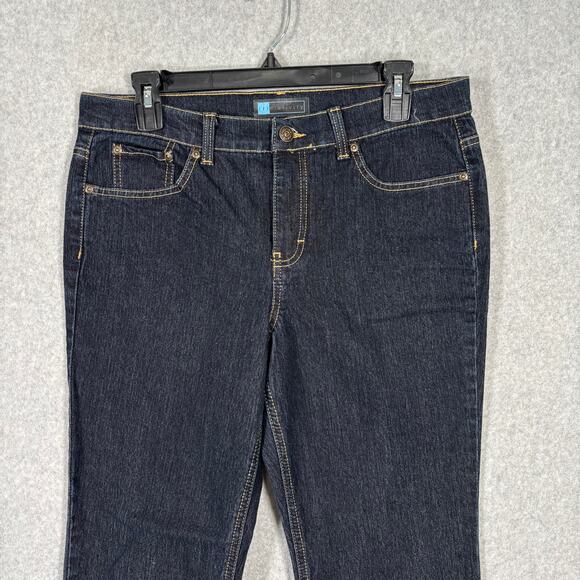 Relativity Jeans Womens 12P Bootcut Embroidered Pockets Stretch Y2K Western Mid - Picture 4 of 10